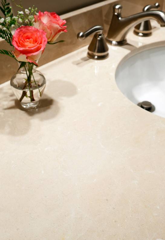 Plan de vas que en marbre espagnol de CREMA MARFIL