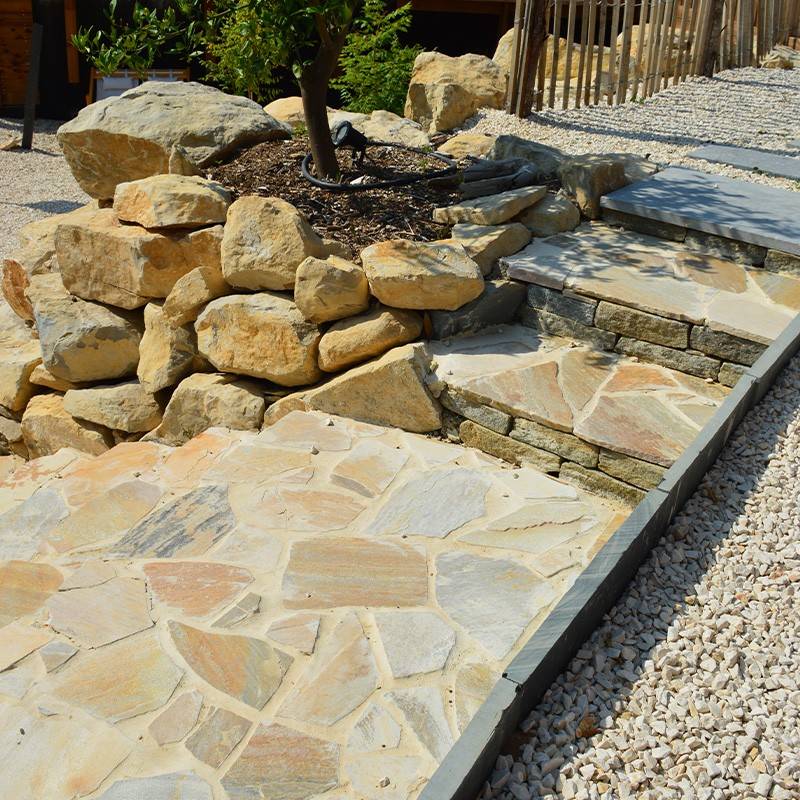 OPUS INCERTUM QUARTZITE JAUNE DU BRESIL